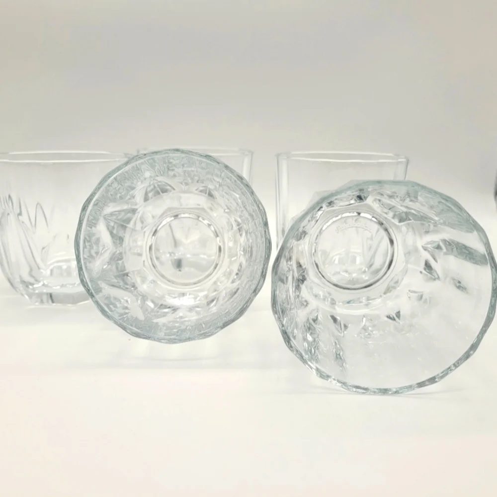 Pasabahce Vertical Ridges Old Fashioned Rocks Glasses x5​​​